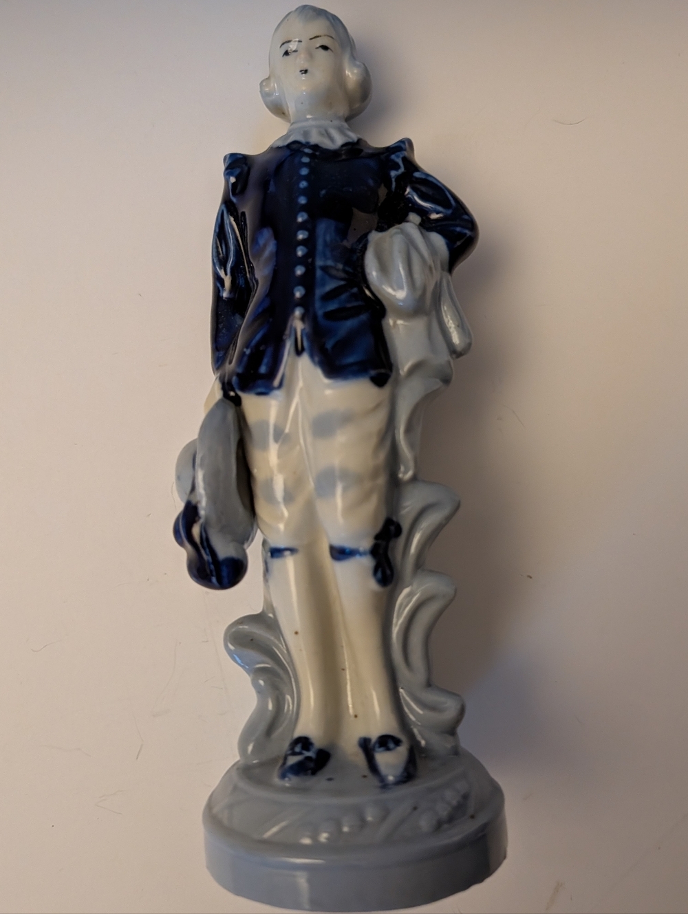 Vintage Blue Boy Porcelain Figurine